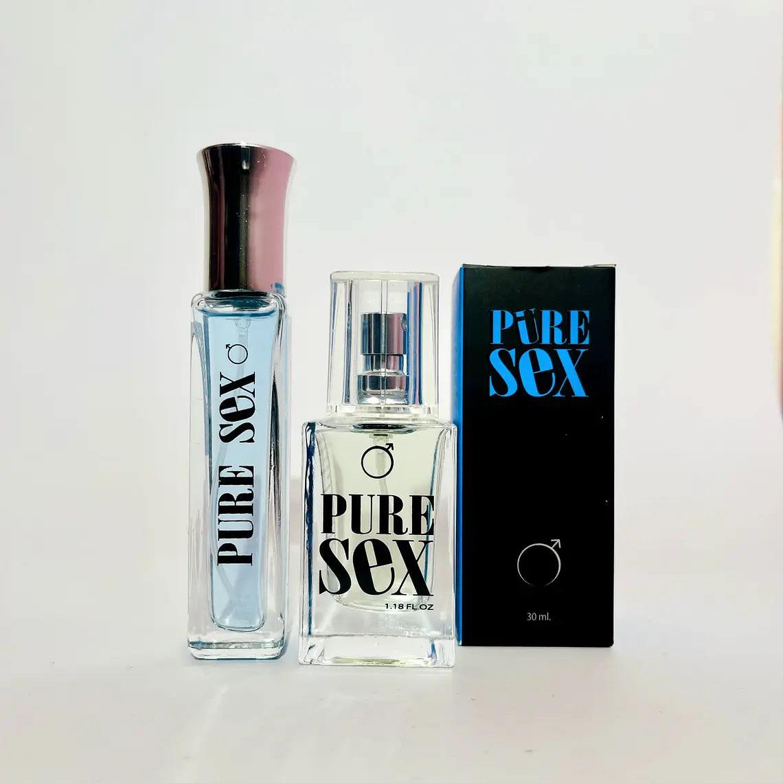 Perfume Masculino con Feromonas Pure Sex Aroma Maderoso 15 ml