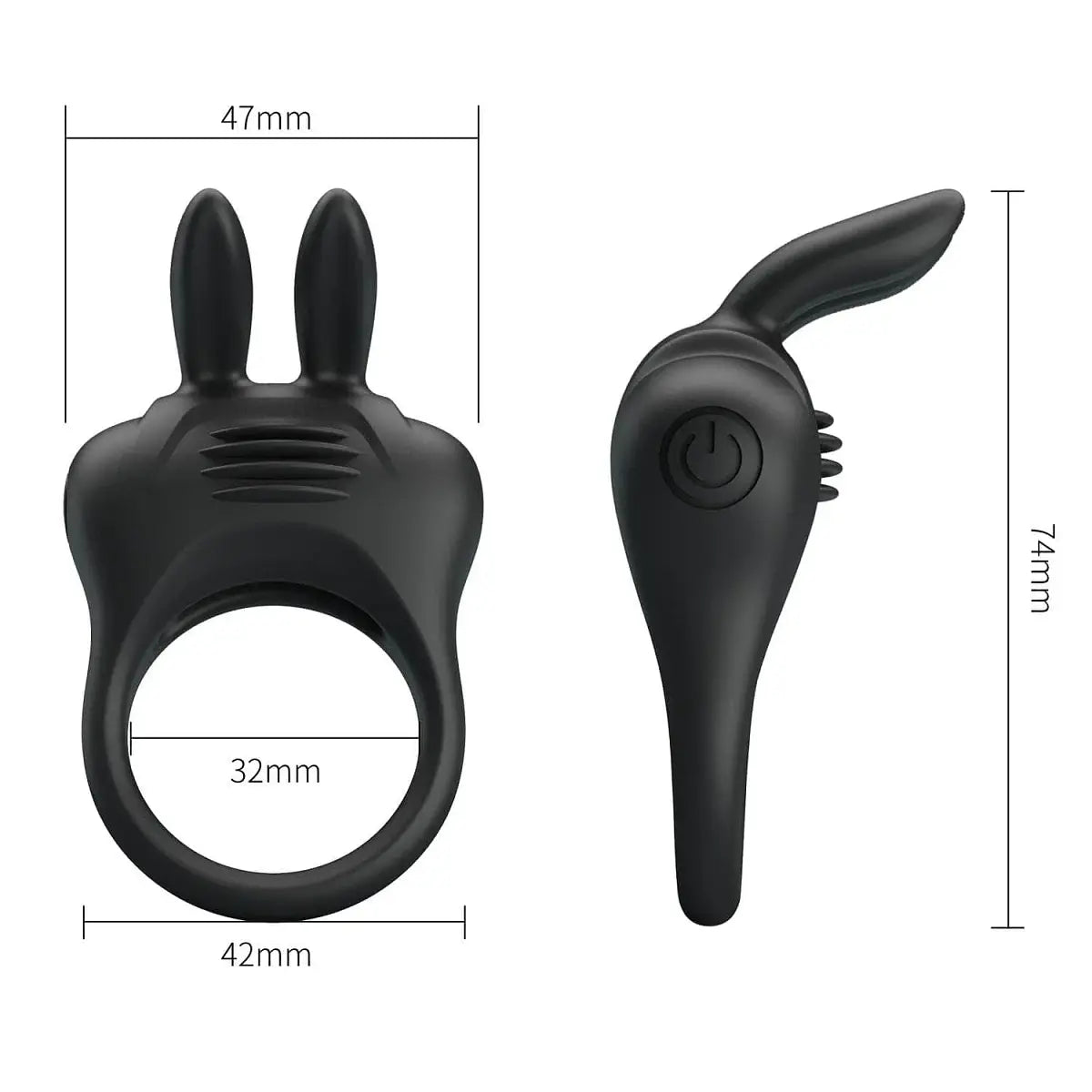 Anillo Peneano Vibrador Davion Con Estimulador De Clítoris
