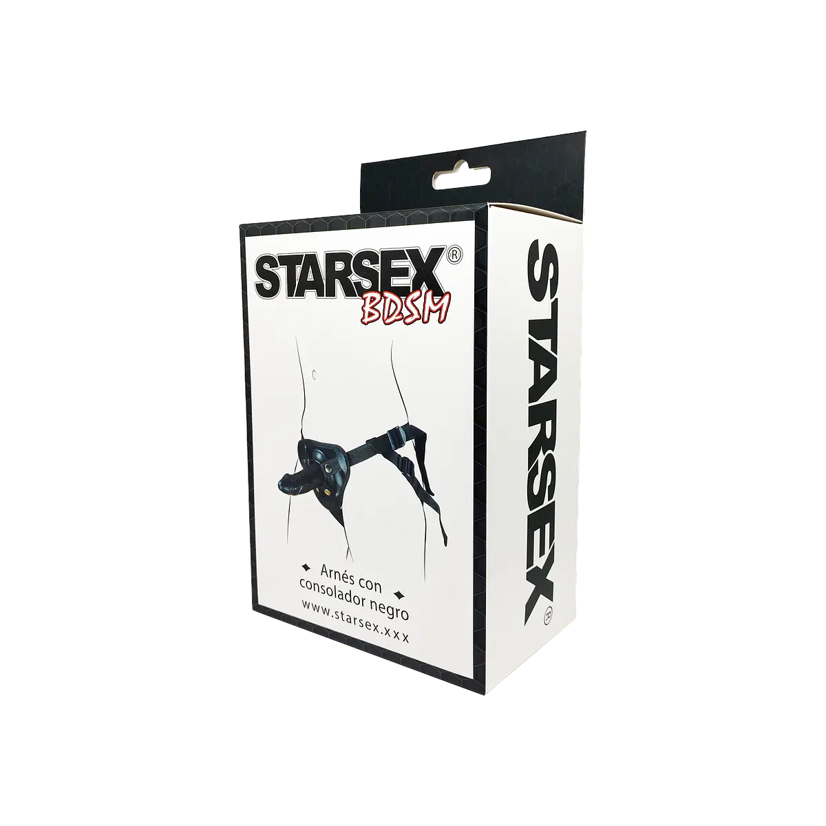 Arnés Con Dildo Negro Intercambiable Starsex