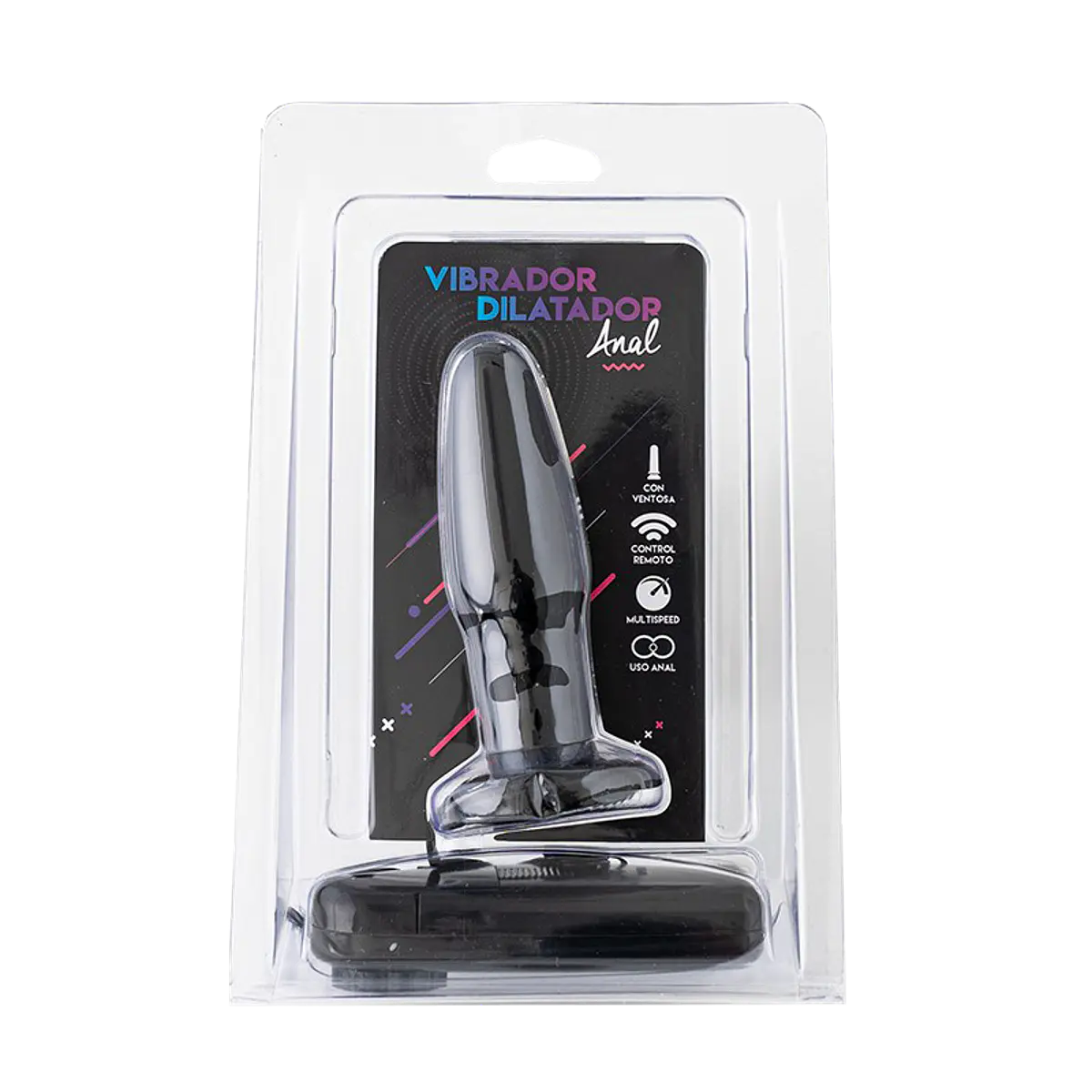 Vibrador Plug Anal Con Ventosa