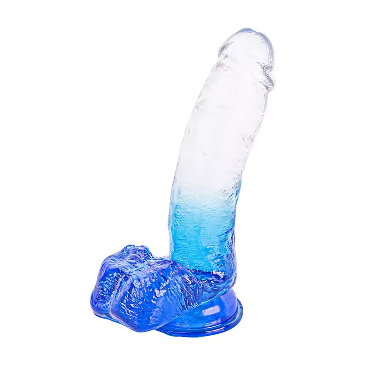 Dildo Transparente Flexible de Silicona