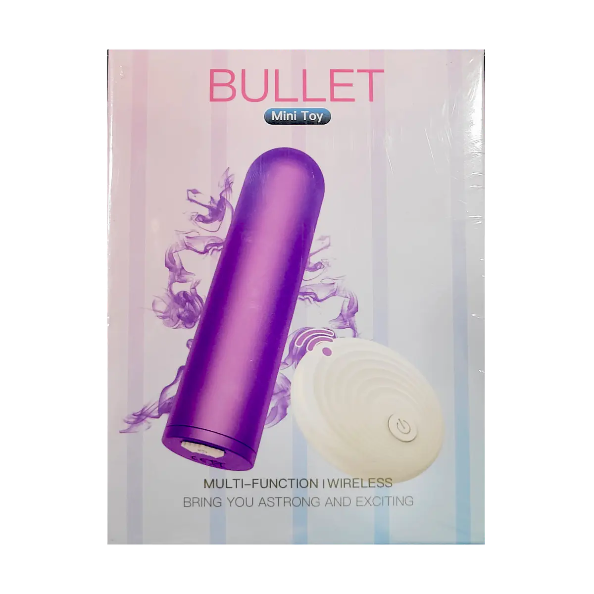 Bala Vibradora Mini USB Morada Sin Control Remoto